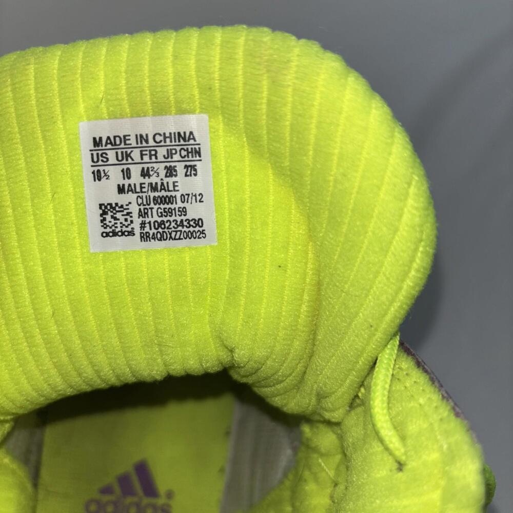 Adidas Kobe 2 Crazy 8 LA/CHI Purple Neon Yellow Basketball Shoes Men’s 10.5 - Picture 6 of 9